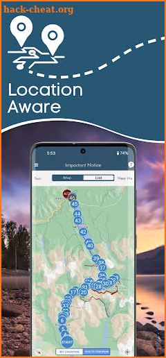 Glacier National Park GPS Tour screenshot