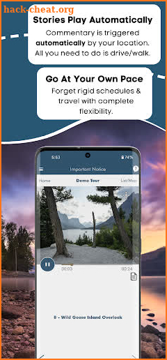 Glacier National Park GPS Tour screenshot