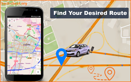 GPS Route Map Navigation - Speed Live Camera Detec screenshot