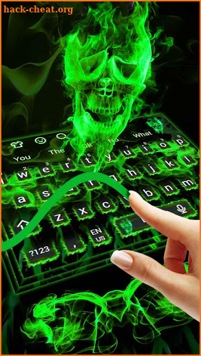 Green Skull Keyboard screenshot