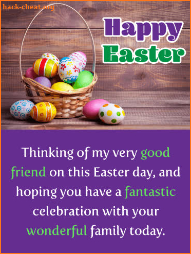 Happy easter day cards screenshot