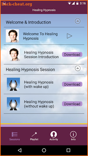 Healing Hypnosis Meditation screenshot
