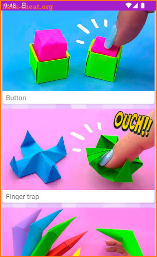 How to make paper craft screenshot