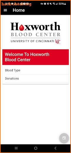 Hoxworth Blood Center Donor screenshot
