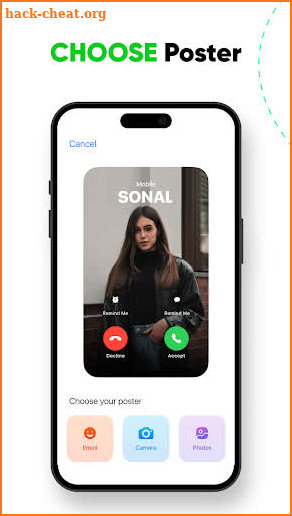 iCall Screen: Phone App iOS 17 screenshot
