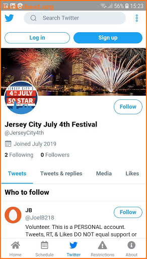 Jersey City 4th of July 50 Star Fire Show screenshot