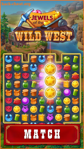 Jewels of the Wild West: Match gems & restore town screenshot
