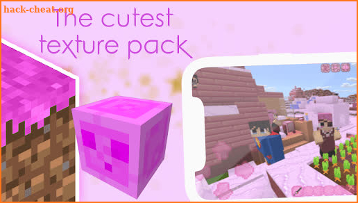 Kawaii World Pink Blocks screenshot