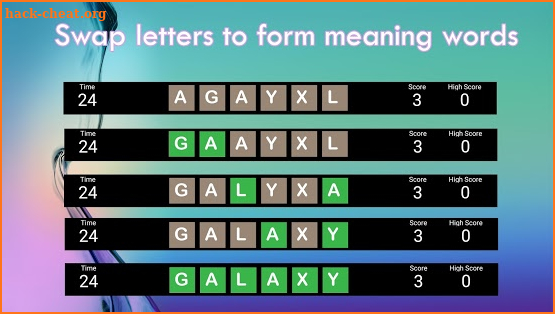 Letters Game for S6 Edge screenshot