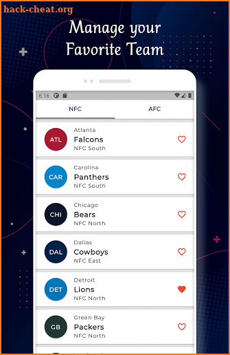 Lions - Football Live Score & Schedule screenshot