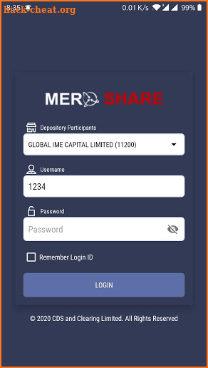 MeroShare (Beta) screenshot