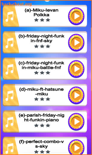 Miku FNF  Dancing Hop Tiles Mod screenshot