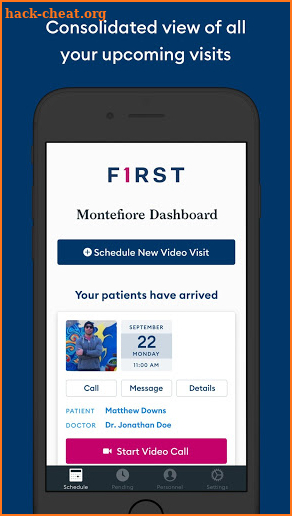 Montefiore FIRST Provider screenshot