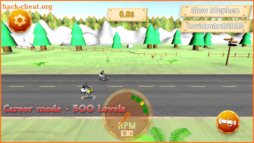 Motorcycle drag racing edition screenshot
