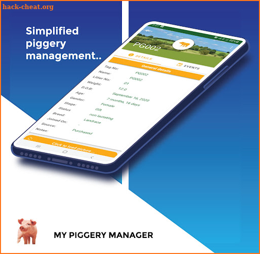 My Piggery Manager - Farm app screenshot