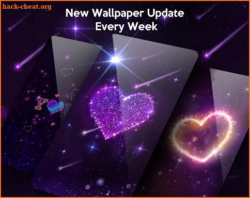 Neon Heart Live Wallpaper & Launcher Themes screenshot