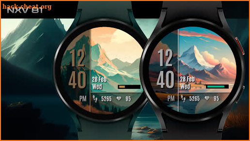 NXV81 Scenery Plus Watch Face screenshot