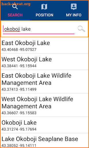Okoboji Lake IOWA Offline Maps screenshot