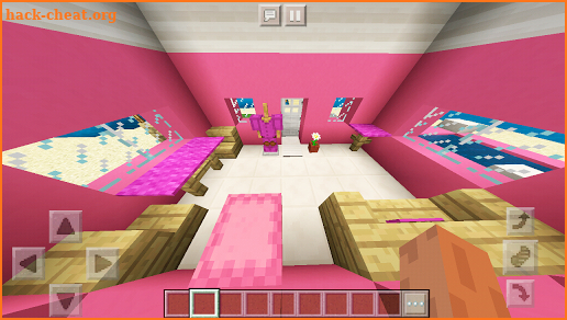 Pink Mansion Minecraft Game for Girls screenshot