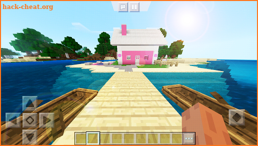 Pink Mansion Minecraft Game for Girls screenshot