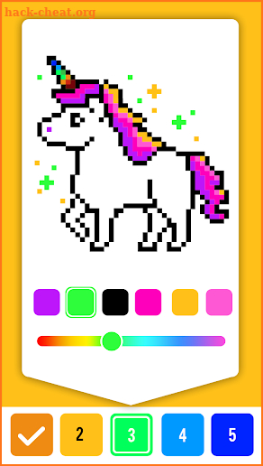 pixel art coloring book - paint & draw by number screenshot