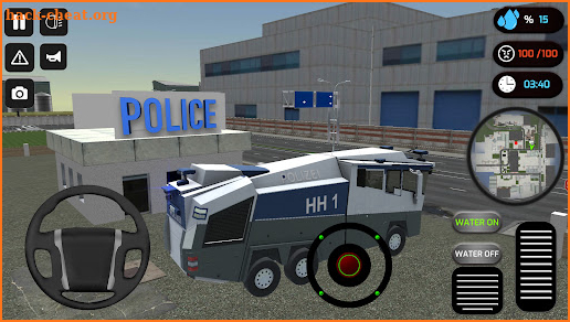 Police Riot Truck Simulator screenshot
