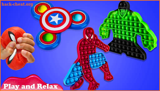 Pop It 3D Superhero Fidget Toy screenshot