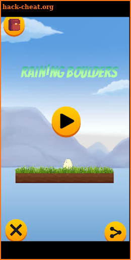 Raining Boulders screenshot