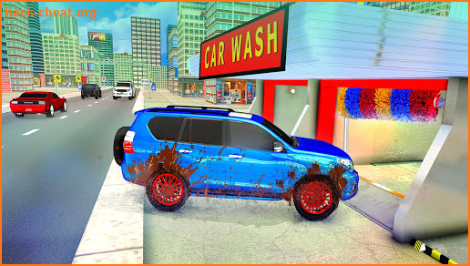 Real Prado Car Wash Service Station Free Car Games screenshot