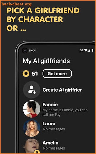 Romantic AI screenshot