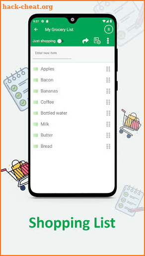 Smart shopping list - Shoppka screenshot
