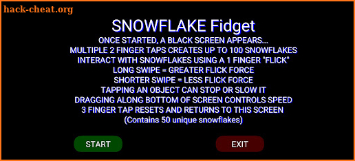 Snowflake Fidget screenshot