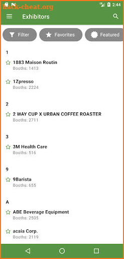 Specialty Coffee Expo 2024 screenshot