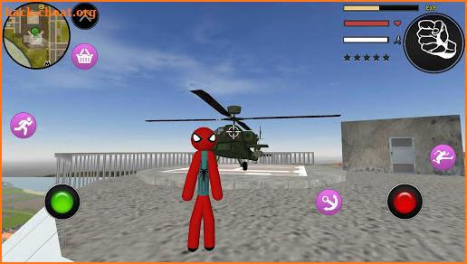 Spider Stickman Rope Hero Rise of The Warriors screenshot
