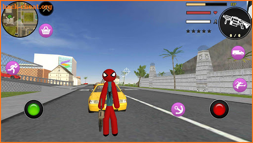 Spider Stickman Rope Hero Rise of The Warriors screenshot