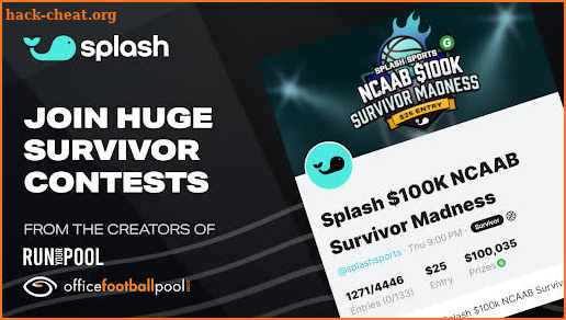 Splash Sports | Survivor & DFS screenshot