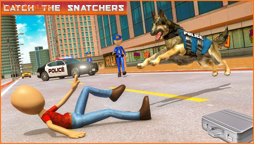 Stickman Police Dog Chase Crime Gangstar screenshot