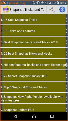 Tricks & Tips for Snapchat screenshot