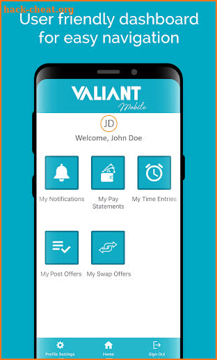 Valiant Mobile screenshot
