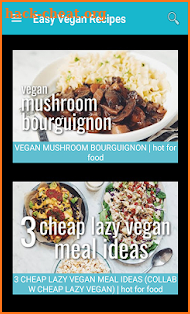 Vegan Recipes: Taste of Vegetarian Recipes screenshot