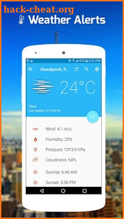 Weather Alerts 2018: Weather Live updates & Widget screenshot