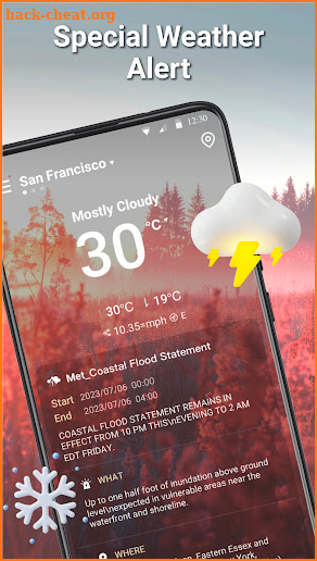 Weather Tracker-Live forecast screenshot