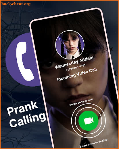 Wednesday Addams Fake Call screenshot
