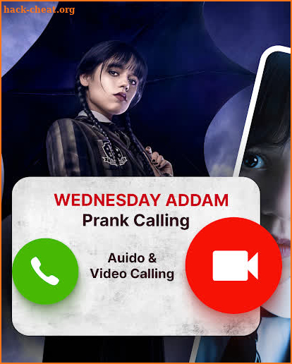 Wednesday Addams Fake Call screenshot