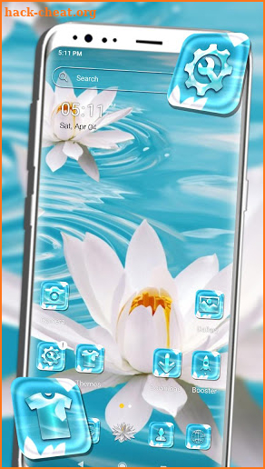 White Lotus Launcher Theme screenshot
