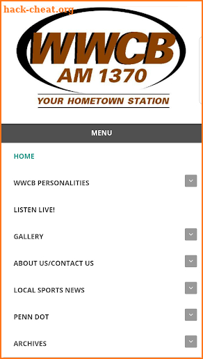 WWCB RADIO screenshot