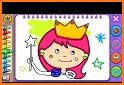 Princess Coloring Page game related image