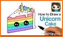Cute unicorn rainbow theme related image