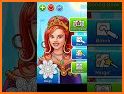Princess color by number: Coloring games offline related image
