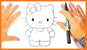 Coloring Kitty Cartoon Doll related image